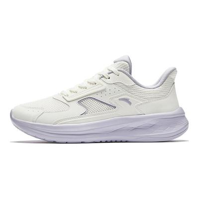 Hafif Rahat Darbe Emici Kaymaz Düşük Bilekli Koşu Ayakkabısı Kadın Sneaker Beyaz Mor 922435512-7