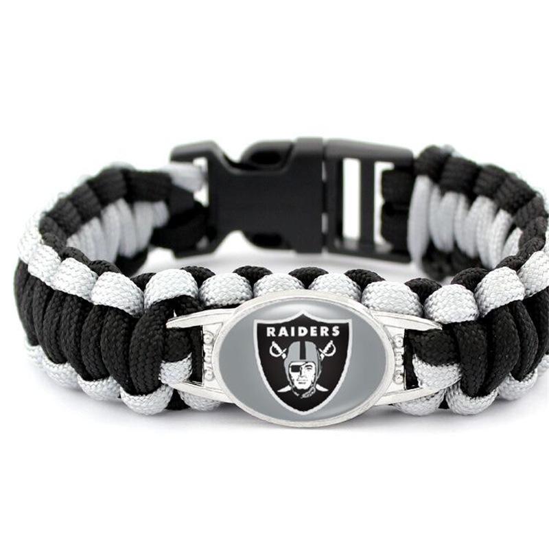 Handgeflochtenes NFL Paracord-Armband für Herren - 32 Teamoptionen für europäische & amerikanische Sportler