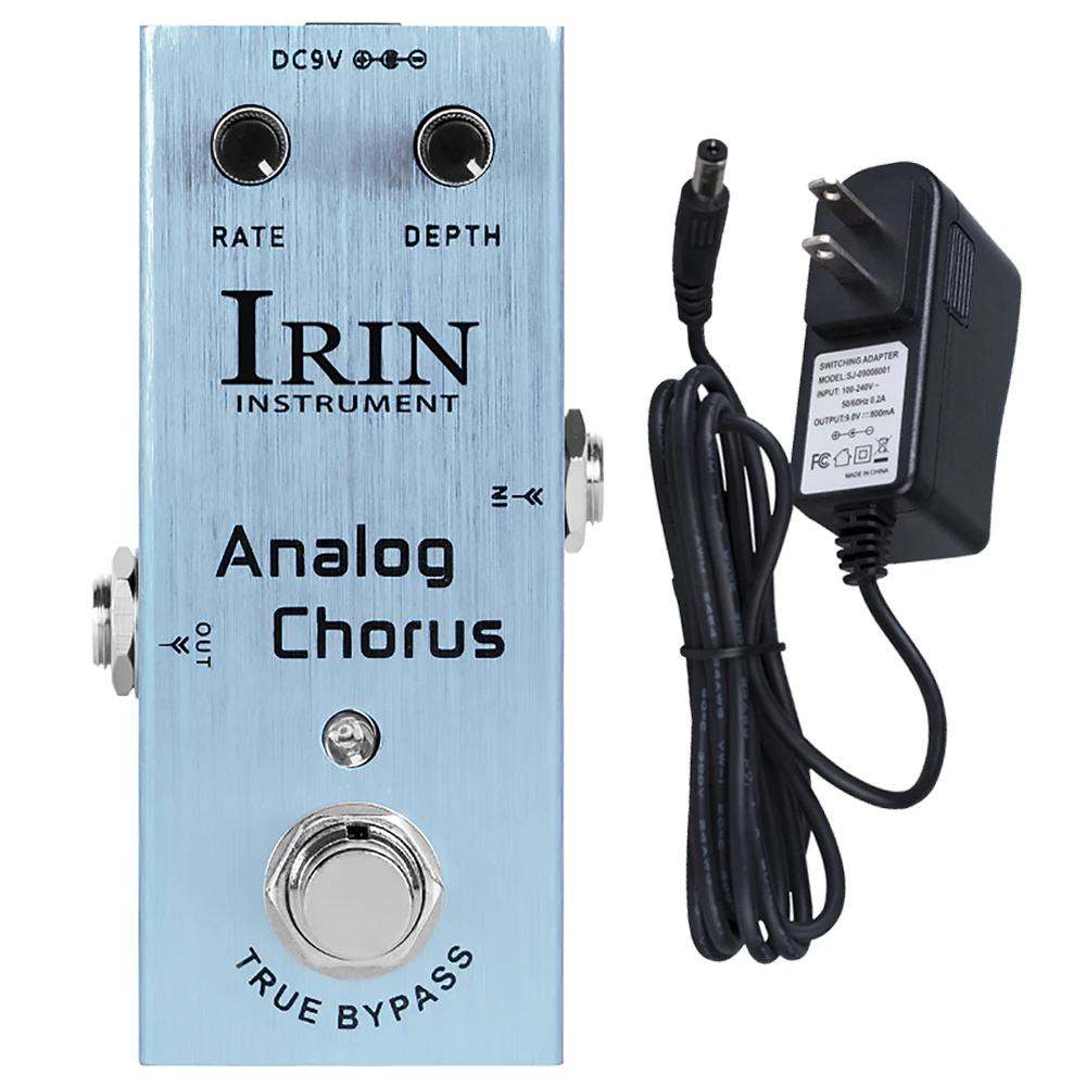 IRIN AN-08 ANALOG CHORUS Guitar Pedal for Circuit Chorus Tone Guitarra Effect Pedal True Bypass with Classic BBD Chip 9V Adapter
