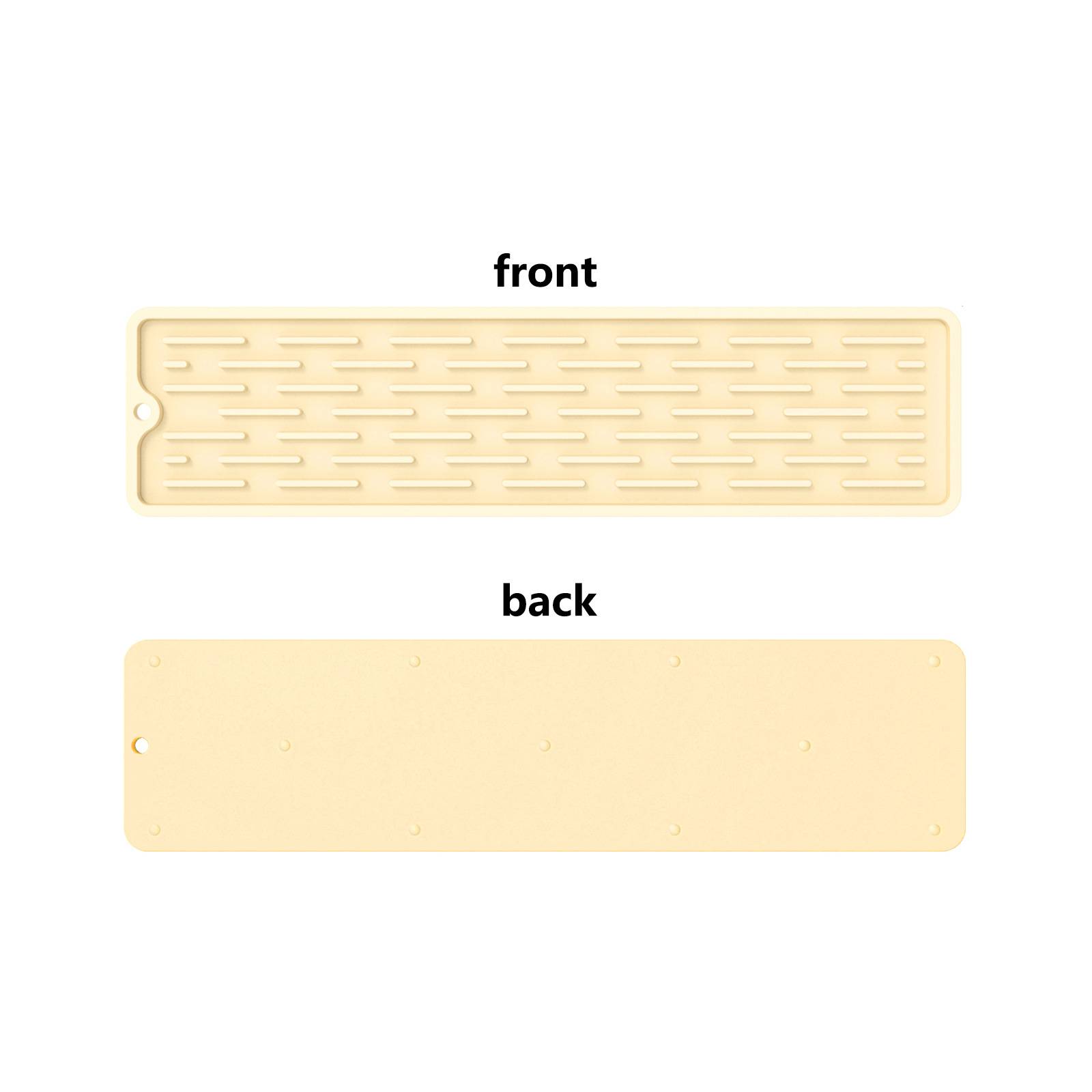 

Силиконовая подушка для посуды, противоскользящий поддон для раковины, защитный коврик для кухонных принадлежностей, подушка для сушки посуды, подставка для хранения, подставка для слива 35x8cm