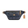 Fanny Pack Heritage 34 Chambray All Over Printed Chambray Presbyopic Canvas Patchwork Leather Crossbody Bag Chest Bag Waist Bag Large Size Men
