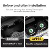 DYZ5 2Pcs Car Coaster Water Cup Mat Non-Slip Pad For Skoda Vrs Fabia Superb Yeti Octavia Enyaq Rapid Kodiaq Kamiq Karoq Derivati Mk3