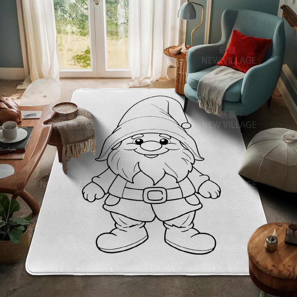 House Entrance Carpet Home Door Mat Living Room Bath Foot Bathroom Non-slip Water Absorption Rugs Bath Merry Christmas Winter