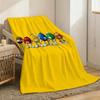 M&M's Throw Lightweight 240g Flannel Blanket Soft Skin-friendly for Summer Cooling
