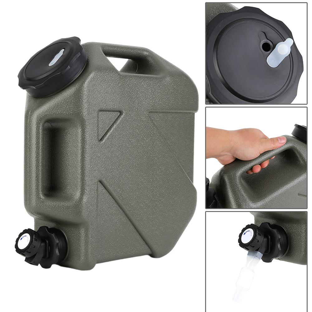 3-12L Water Bucket Large Capacity Portable Camp Water Bag with Detachable Faucet No Leakage for Camping Fishing Picnic Hiking