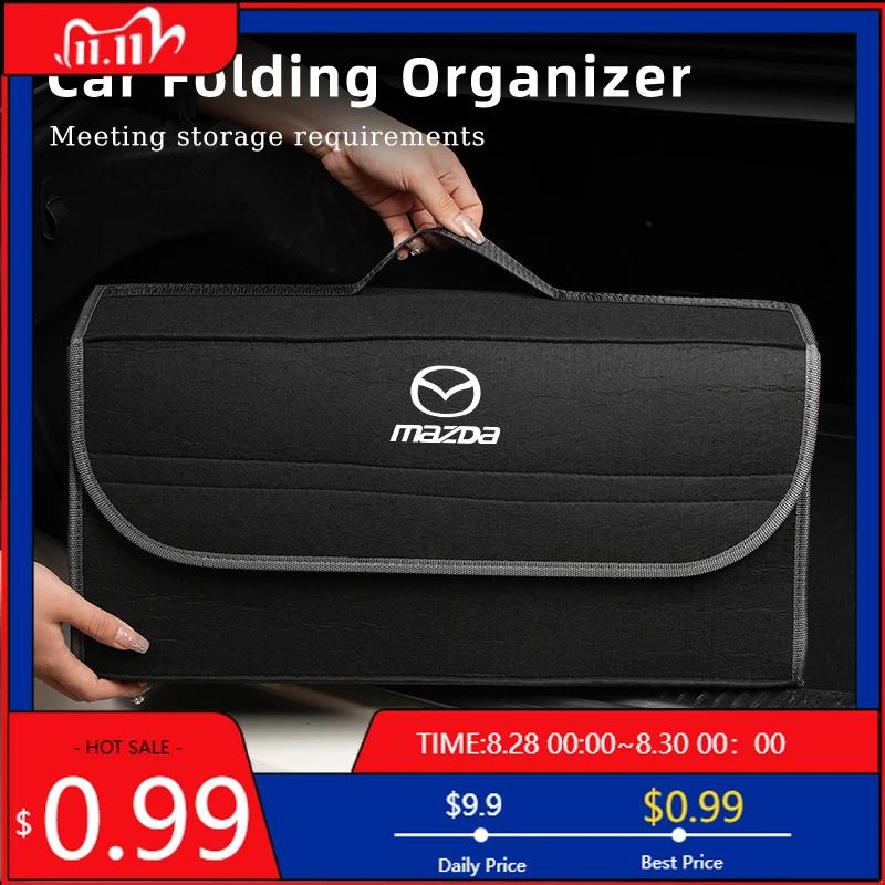 2025 Horký úložný box organizér do kufru auta Skládací kontejnerová taška pro úklid pro Mazda CX5 6 3 CX7 323 Axela Atenza CX30 CX9