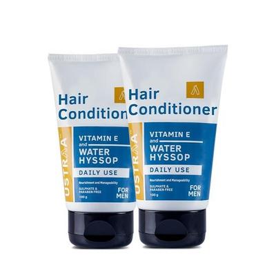 Daily Use Hair Conditioner - 100 G X 2 - Daily Use Post-Shampoo Conditioner | No SLS No Paraben | with Water Hyssop (Brahmi) & Vitamin E