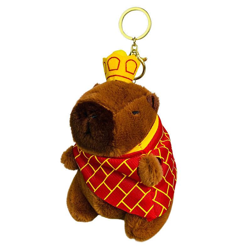 Cute Plush Capybara Keychain Backpack Pendant Wholesale Creative Cartoon Gift