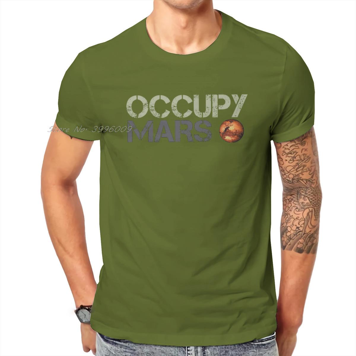 

Mars 2020 Space Explorers Occupy Classic Tshirt High Quality Graphic Men Summer Men s Short Sleeve Cotton Harajuku T Shirt 4XL