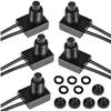 Plastic Shell Auto Locking Switchs Press Type Connector Waterproof Dustproof LED Lighting Push Button Switches Enduring