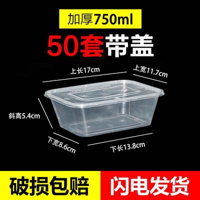 Disposable Rectangular Food Containers