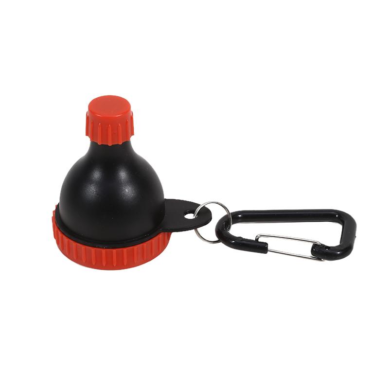 

15G 50Ml Protein Powder Bottle With Carabiner Leak Proof Container Keychain Cap For Outdoor Sports Fitness Travel 1/2PCS
