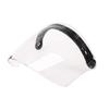 3-snap Open Face Helmet Bubble Visor for Sun Shade Protector for Motorcycle Ridi