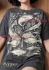 Fish Marine Life Fishing Angler Comfort Colors® Tshirt, Ocean Wildlife Vintage Nature Illustration Retro Bootleg Graphic Tee