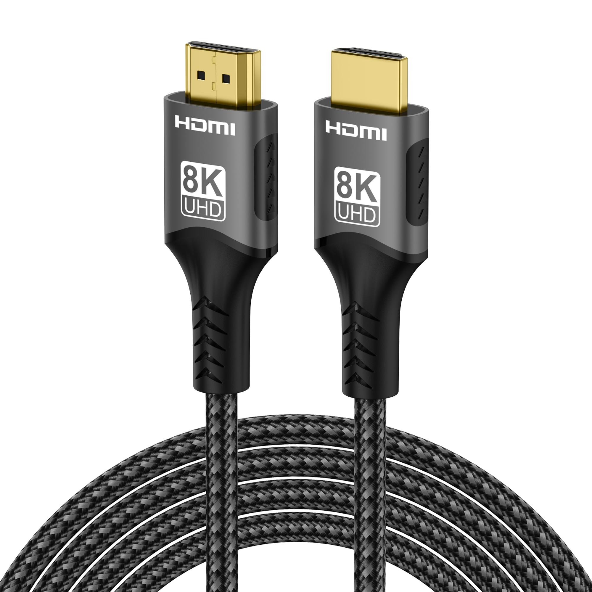 

8K HDMI кабель высокоскоростной 48 Гбит/с HDMI 2.1 HDMI-HDMI кабель высокой четкости видео 1 м 2 м 3 м 5 м для HDTV монитора PS4/PS5 Xbox 2m