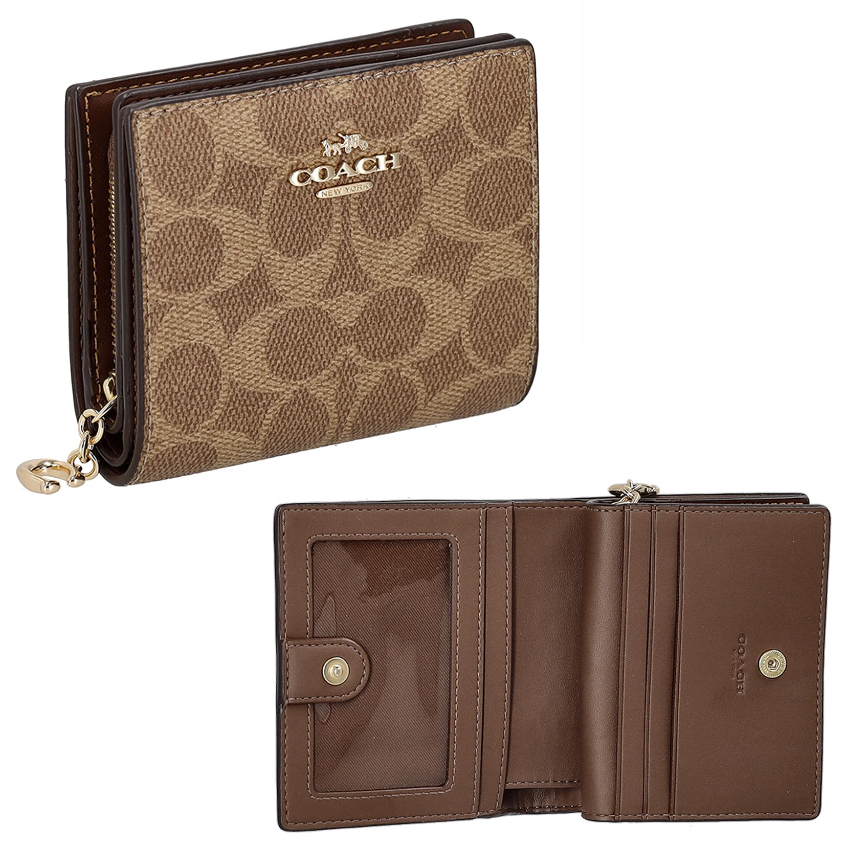 wallet CW789 IMXHE [Coach] Bi-fold Women s [Used] коричневый
