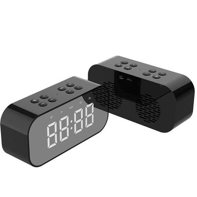 Bluetooth Wireless LED Alarm Clock Speaker with Mirror and Gift Card