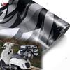 Camouflage Car Decorating Car Film Covering White Geometry Graffiti Bubble Free Waterproof Motorcycles Auto Outdoor Accessories
