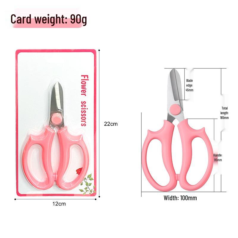 Stainless Steel Florist Pruning Shears: Rose, Tree Branch & Flower Scissors, Multifunctional Garden Tools