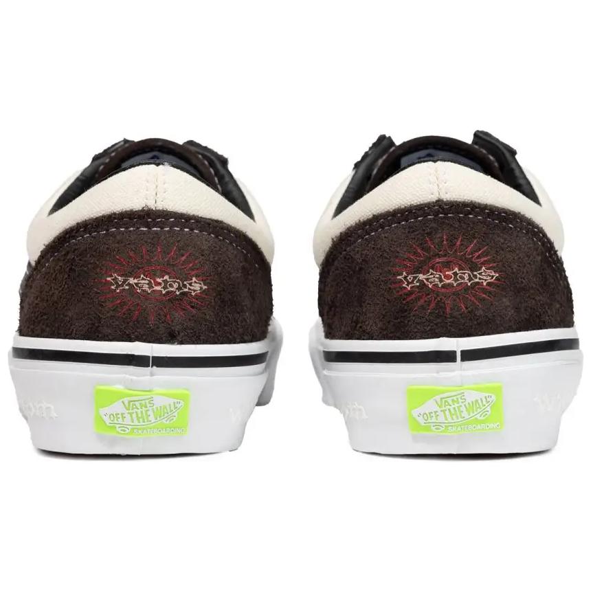 Vans Punkandyo X  Style 36 Part 2 Comfortable Versatile Low-Top Skate Shoes Unisex Sneakers White Brown VN000D5BBS8