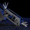 Portable Folding Hexagonal Spoke Wrench Space Saving Mountain Bike Screwdriver Tool for Bicycles Repair and Maintenance