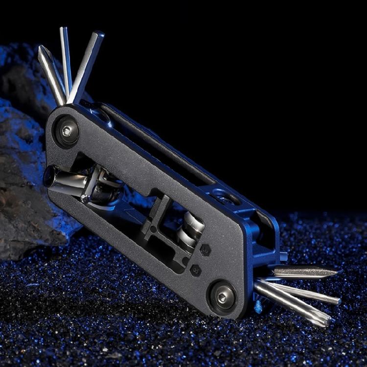 Portable Folding Hexagonal Spoke Wrench Space Saving Mountain Bike Screwdriver Tool for Bicycles Repair and Maintenance