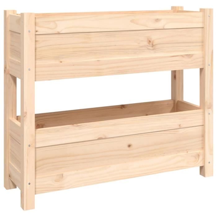 VidaXL Planter 77x25x66 Cm Solid Pine Wood 823941