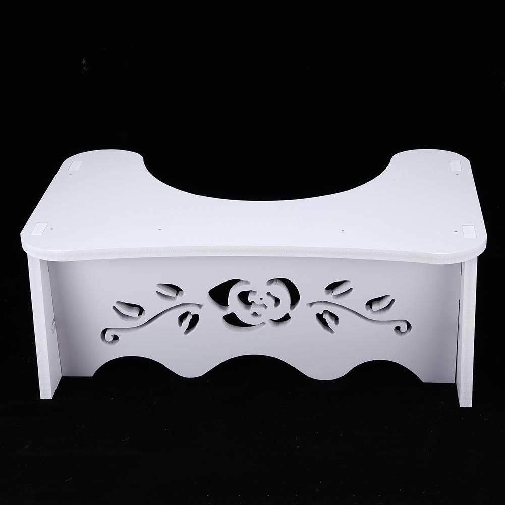 White Squatting Toilet Stool Bathroom Squat Toilet Stool 7 Inch
