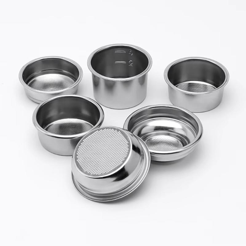 51 mm 54 mm 58 mm Nerezový košík na kávový filtr Miska na kávový prášek Kávová rukojeť Bezodpádová Univerzální miska na kávový prášek