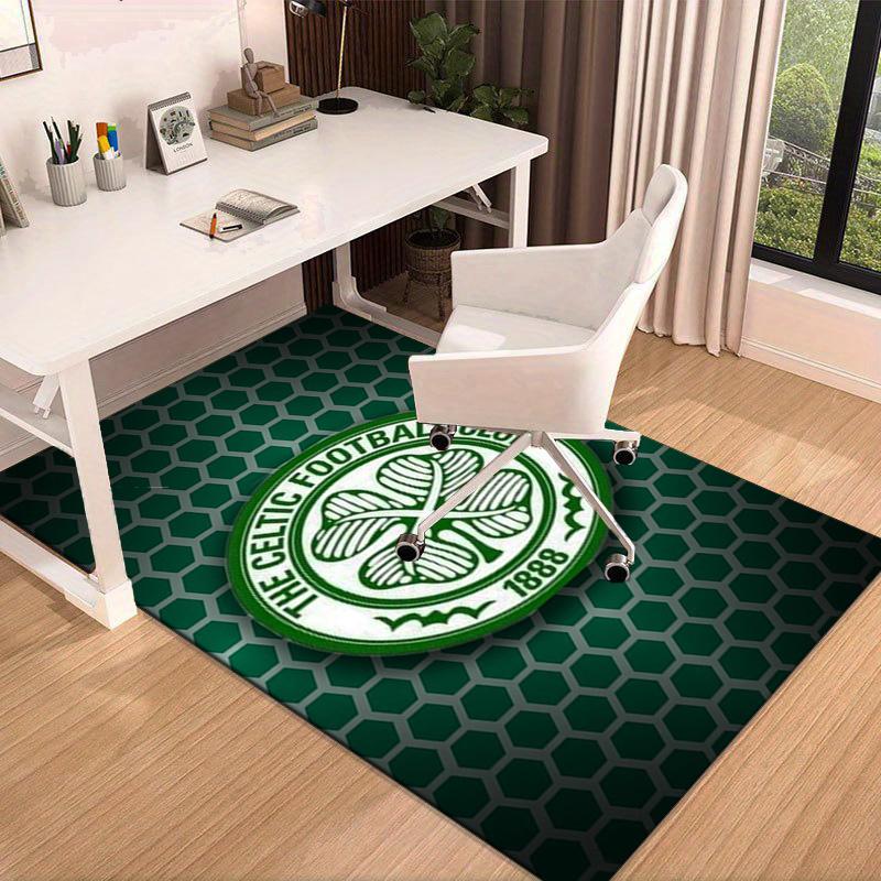 Celtic Football Club Crest Carpet, Chair Rug,Rug for Office Bedroom living rooms, Doormat decor Fan Gift Christmas Gift