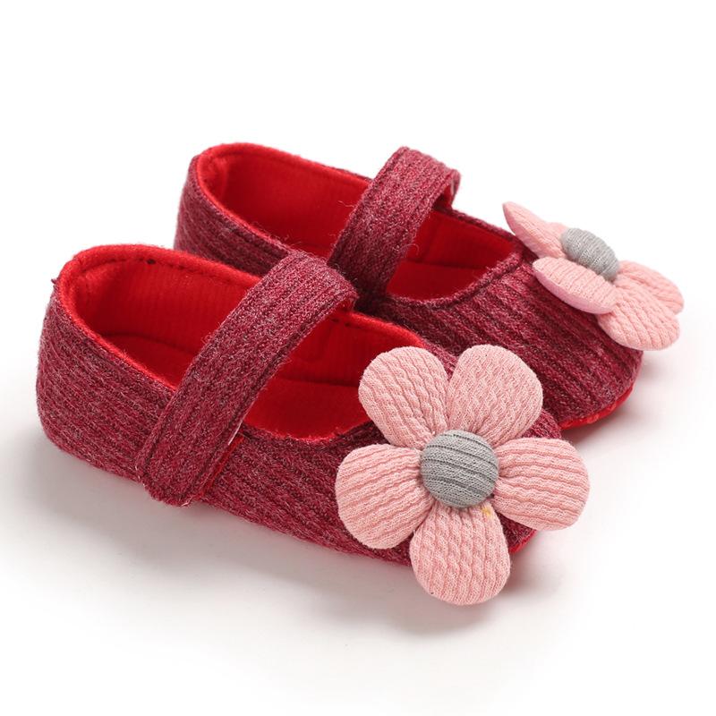 Jarní a podzimní dětské boty pro batolata 0-1 rok Měkké dno Prodyšné dětské boty All-match Princess Shoes