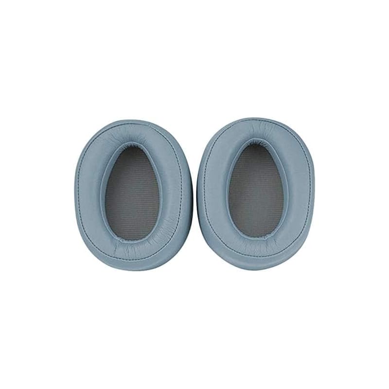 

mdr-100abn Replacement Ear Pads Repair Kit Protein Leather Memory Foam Soft Back Sony Sony mdr-100abn wh-h900n H800 compatible ear pads (moon blue).