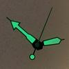 Colorful Edge Watch Needle for NH35 NH36 4R Movement Three-Pin Green Luminous