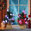 Mini Delightful Christmas Tree With Radiant Led Lights For Beautiful Festive Home Design