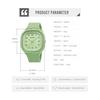 Square Watch for Women, Silicone, Waterproof, Sports, Cute, Student, Simple, Arm Watch, For Women, Stylish, Casual, Arabic Numerals, Easy To Read
