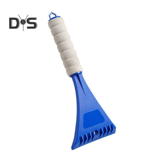 

Автомобильный скребок для льда, противоскользящая ручка из этиленвинилацетата, подвесная многофункциональная мини-сверхмощная автоматическая лопата для размораживания лобового стекла, инструмент для удаления снега синий