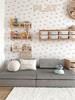 Large Velvet Gold Sofa Cushion