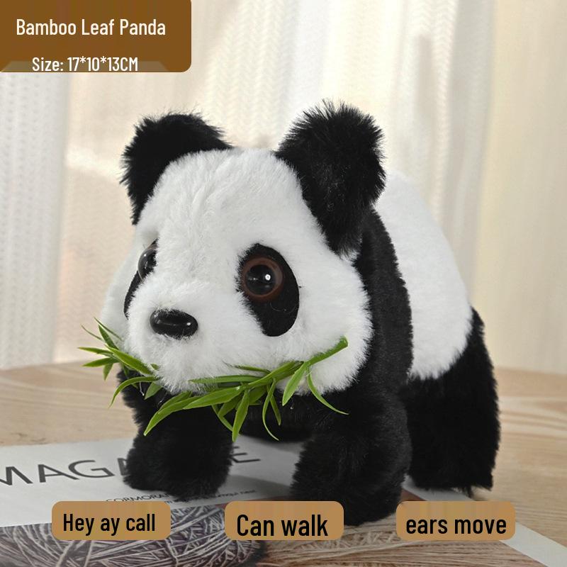 

Электрическая плюшевая игрушка панда: Ходячий, виляющий хвостом, играющий музыку питомец для детей