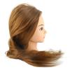 Mannequin Head Practice Manikin Cosmetology Doll Hairstyling Training Head with Hair