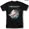 Men's Vintage Ghost Catcher Logo Print Casual Short Sleeve Tee