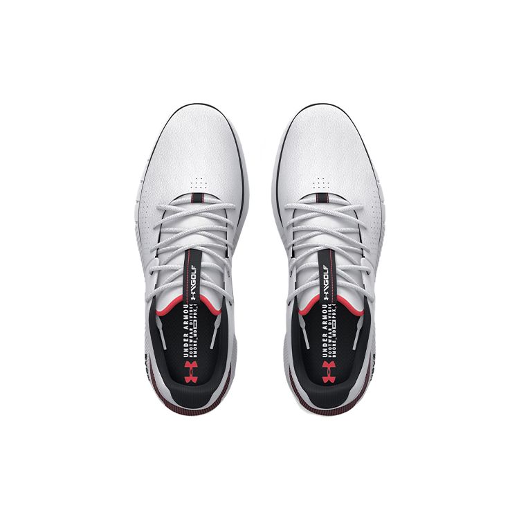 Under Armour HOVR Fade 2 Fabric Low Top Golf Shoes Men Sneaker White 3025379-100