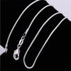 2MM Silber Schlangenkette Halskette - Europäischer & Amerikanischer Stil, Versilbertes Modeaccessoire für Damen