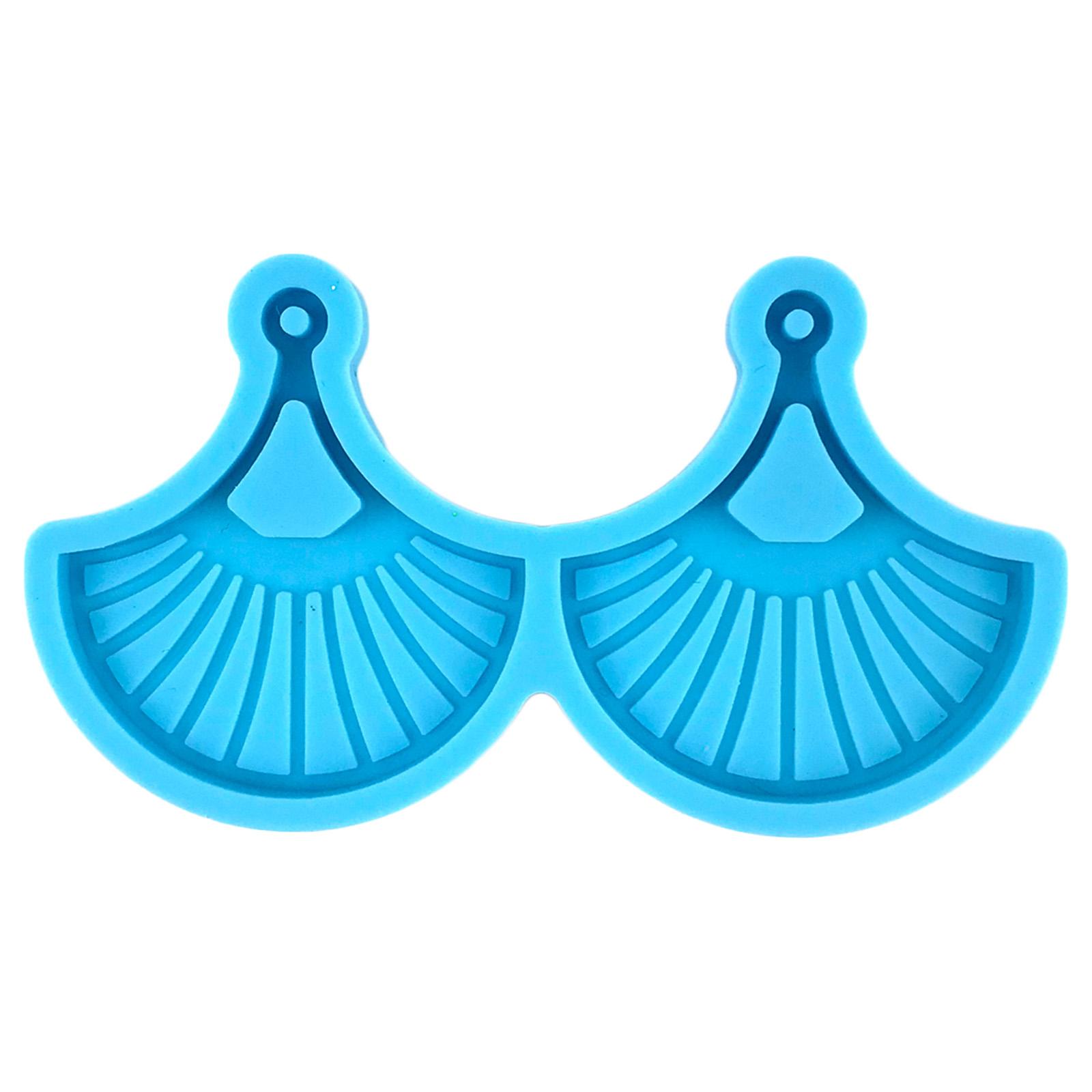 Crystal Earring Molds Snowflake Rhombus Shaped Silicone Mold Handmade Pendant