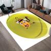 Bee Movie Home Sofa Decoration for Living Room & Bedroom, Non‑Slip Play Flannel Floor Mat for Game Room