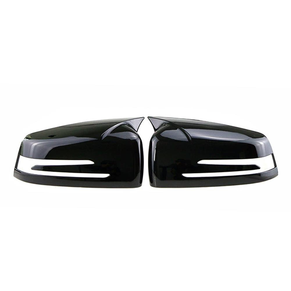Seitenspiegelkappenabdeckungen für Mercedes Benz W176 W246 W212 W204 C117 X156 X204 W221 C218 ABCES CLA GLA GLK-Klasse Schwarz ersetzen