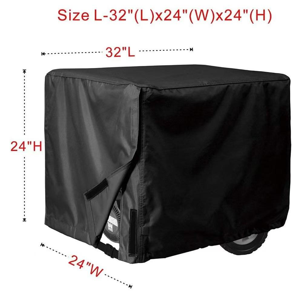 Universal Waterproof Generator Covers for Most Generators 3000-15000 Watt Outdoor Portable Gas Generator or Inverter Generator