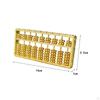 Counting Bead Abacus Alloy Decoration Adornment Mini Educational Desktop Ornament for