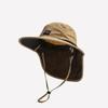 New Bucket Hat Fisherman Hat Sunscreen Cap Wide Brim Hiking Hats Quick-Drying Sun-Shade Fishing Caps