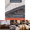 Coral Fleece Double Layer Blanket With Thick Plush Fabric For Winter Home Decor