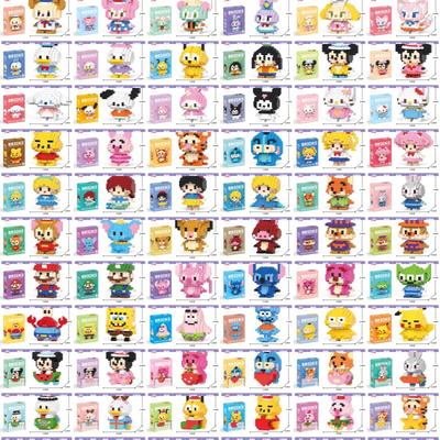 108 stile Stitch LinaBell StellaLou Blocchi da Costruzione Principessa Figure Cartoni Animati Mattoncini Giocattoli di Assemblaggio per Bambini Modello Regalo